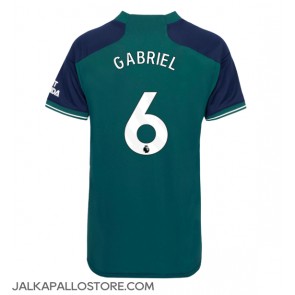 Arsenal Gabriel Magalhaes #6 Kolmaspaita Naisten 2023-24 Lyhythihainen